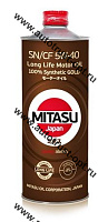 Масло моторное MITASU GOLD LL SN/CF  5W40  1л синтетическое универсальное MJ107/1