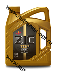 Масло моторное Zic TOP 0W40  4 л  API SP ACEA A3 / B4 (полностью синтетическое)