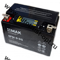 АКБ Мото "MAK"  12V 9а/ч  6FM-9 DS-iGEL (150х87х105 мм)