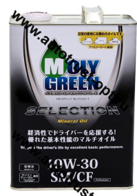 Moly Green Selection 10W30 SM/CF (п/синт) 4л