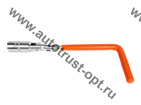 "Автодело"  Ключ свечн. карданный L-образный 16"  250 мм (34162)