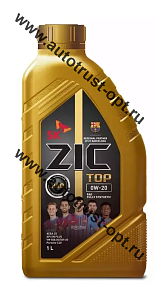 Масло моторное ZIC TOP 0W20 API SN+, ACEA С5, (универсальное, синт) 1л