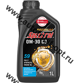 Масло моторное Spectrol PREMIUM S9 0W30 API SN/C3 (универсальное, синт) 1л