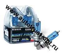 AVANTECH  Лампа высокотемпературная H4 12V 60/55W (135/125W) 5000K   комплект 2 шт (AB5004)