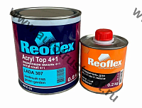 REOFLEX  LADA 307 Зеленый сад  0,8кг 4+1 2K Акриловая эмаль
