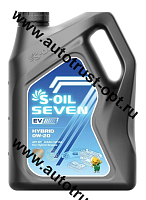 S-OIL  EV HYBRID 0W20 Fully Synthetic  (4л) Масло моторное