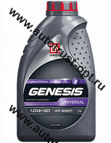 Масло моторное Лукойл GENESIS UNIVERSAL 10W40 API SN/CF (универсальное, п/синт) 1л