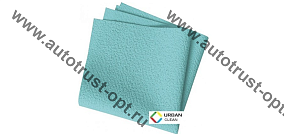 Салфетка ПОЛИУРЕТАН PVA прорезиненная 310 г/м2  30 х 30 см, голубая (замша)