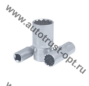 "Автодело"  Головка торцевая высокая  *19 (1/2")  39689 12 гр.