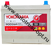 АКБ YOKOHAMA   90D26R 85 а/ч CCA 700 (260*173*220)
