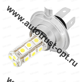 H4 12V 18SMD 2-х контактная SKYWAY 1шт (ближний/дальний свет, min2)