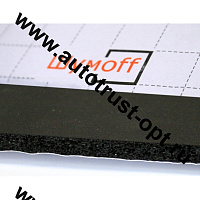 ШУМОФФ КОМФОРТ 3 в деталях (15*2500 мм ) самоклеящ. уплотнитель на основе вспененной пористой резины