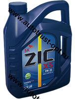ZIC X5 Diesel 5W30 CI-4/SL (п/синт) / 5000 и RV 5W30 4л