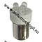 Светодиод 12V T15 3LED BA15S WHITE (A12-10) Маяк