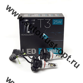 Лампы светодиодные "TG"  T3 HB3/9005 25W 6000LM (2шт)