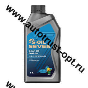 S-OIL 7 GEAR HD 80W90 GL-5  1л