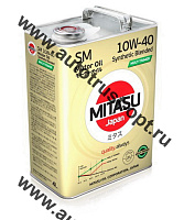 Масло моторное MITASU MOLY-TRIMER SM/CF (GAS)  10W40  4л  п/синтетическое для бензиновых дв. (MJ-M22