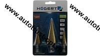 HOGERT Набор ступенчатых сверл 3шт,4-32мм,  HT6D325