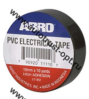 "ABRO" Изолента ПВХ  19мм x 9.1м.черная