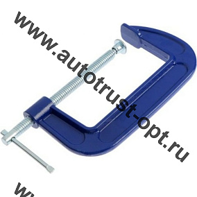 ТУНДРА Струбцина G-образная, усиленная, 4" (100 мм) 