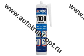 ABRO MASTERS Герметик силиконовый 1100 (черный) 280 мл 