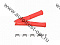 Зажим 8-0040 Red (крокодил)