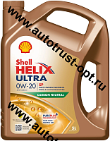 Shell Helix Ultra SP 0W-20, моторное масло, 4л  (синт) 