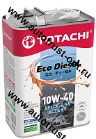 Масло моторное TOTACHI Eco Diesel 10W40 API CK-4/SN  (дизель, п/синт)  6л