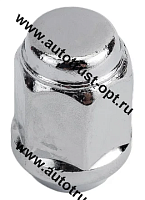 Гайка М 12*1,50*35  конус, ключ 21 мм, ХРОМ (1707)