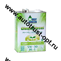 Масло моторное MolyGreen Clean Diesel 5W30  DL-1   4л 