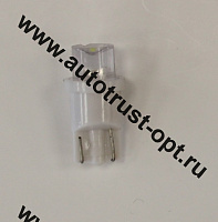 Светодиод 24V T10W2.1x9.5d Конус WHITE (A24-5бц, габарит, повторитель поворота) Маяк