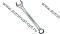 VertexTools Ключ комбинированный 14 мм, матовый