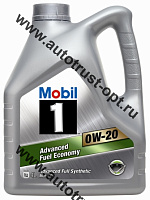 Mobil 1 Advanced Fuel Synthetic 0W20 SN/CF (син) 4л