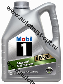 Mobil 1 Advanced Fuel Synthetic 0W20 SN/CF (син) 4л