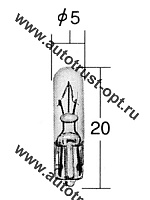 Абц 24V 1,2W T5 "Koito" (1682)