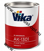 VIKA Черная 601 акриловая эмаль АК-1301  0,8кг