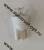 Светодиод 12V T10 4LED W2.1x9.5D  WHITE б/ц (габар.) Маяк