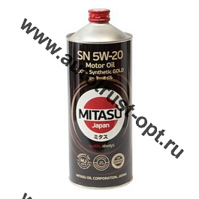 Масло моторное MITASU GOLD SN  5W20  1л  для бензиновых двигателей  MJ-100/1