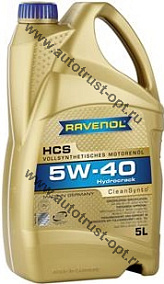 Ravenol HCS 5W40 SM/CF (г/крекинг) 5л