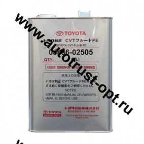 Toyota CVT Fluid FE трансмиссионное масло вариаторное  4л 