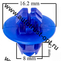 Клипса SKYWAY  S05601253 TOYOTA 253 (OEM: 75495-35010, KJ-2202)