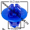 Клипса SKYWAY  S05601253 TOYOTA 253 (OEM: 75495-35010, KJ-2202)
