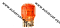 KurumaKit  Лампа автомобильная накаливания T20 W21 Amber.12V.21W.W3x16d оранж б/ц