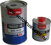 NOVOL Грунт акрил. 4+1 (белый) HS-310 1л+0,25л отвердитель (H5520) 