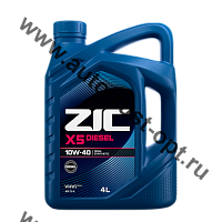 Масло моторное ZIC X5 Diesel 10W40 API CI-4/SL (дизель, п/синт)  4л