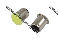 KS Лампа светодиодная 24V 21/5W BAY15d (2конт) COB диод (сплошная заливка), белая (габариты,стоп-сиг