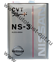 Nissan ATF CVT NS-3 трансмиссионное масло вариаторное 4л